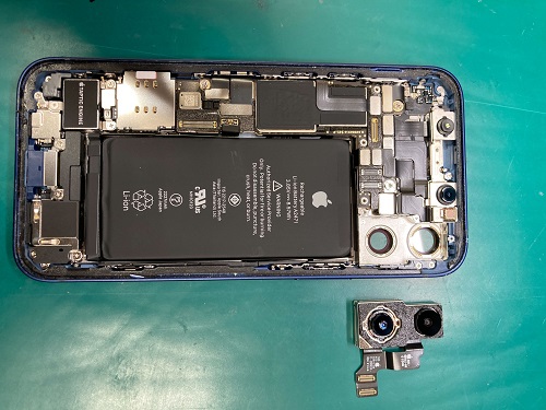 豊川市でiPhone 12 miniのアウトカメラ交換】突然カメラが起動しない